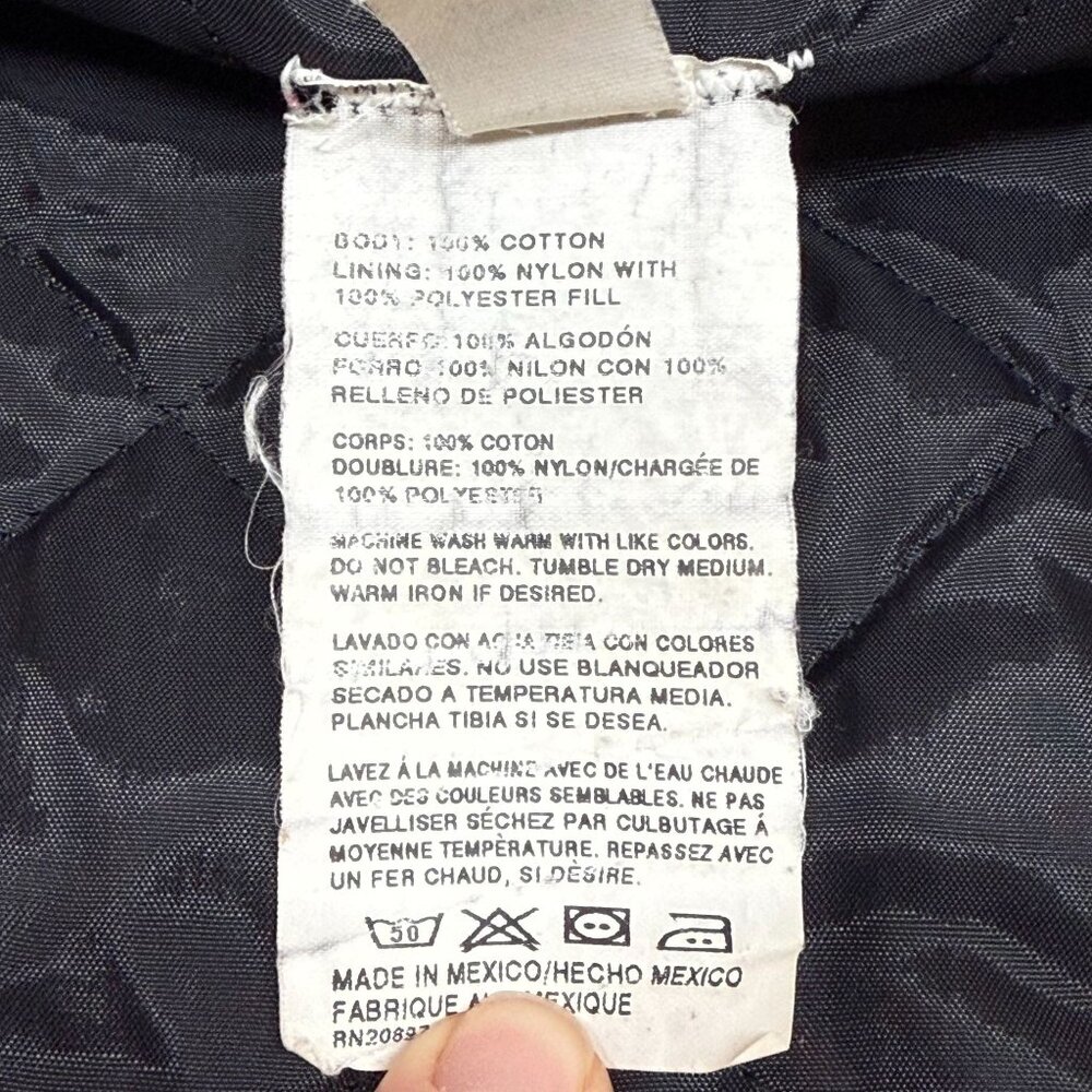 ✅Mens 46/48 Reg Dickies Quilted Insulated Bib Overalls Brown Duck Canvas STAINED - Picture 3 of 13